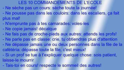 les 10 commandements