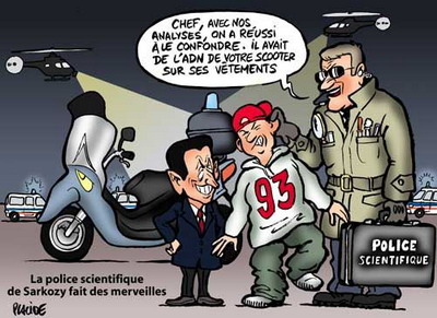 sarko et la police